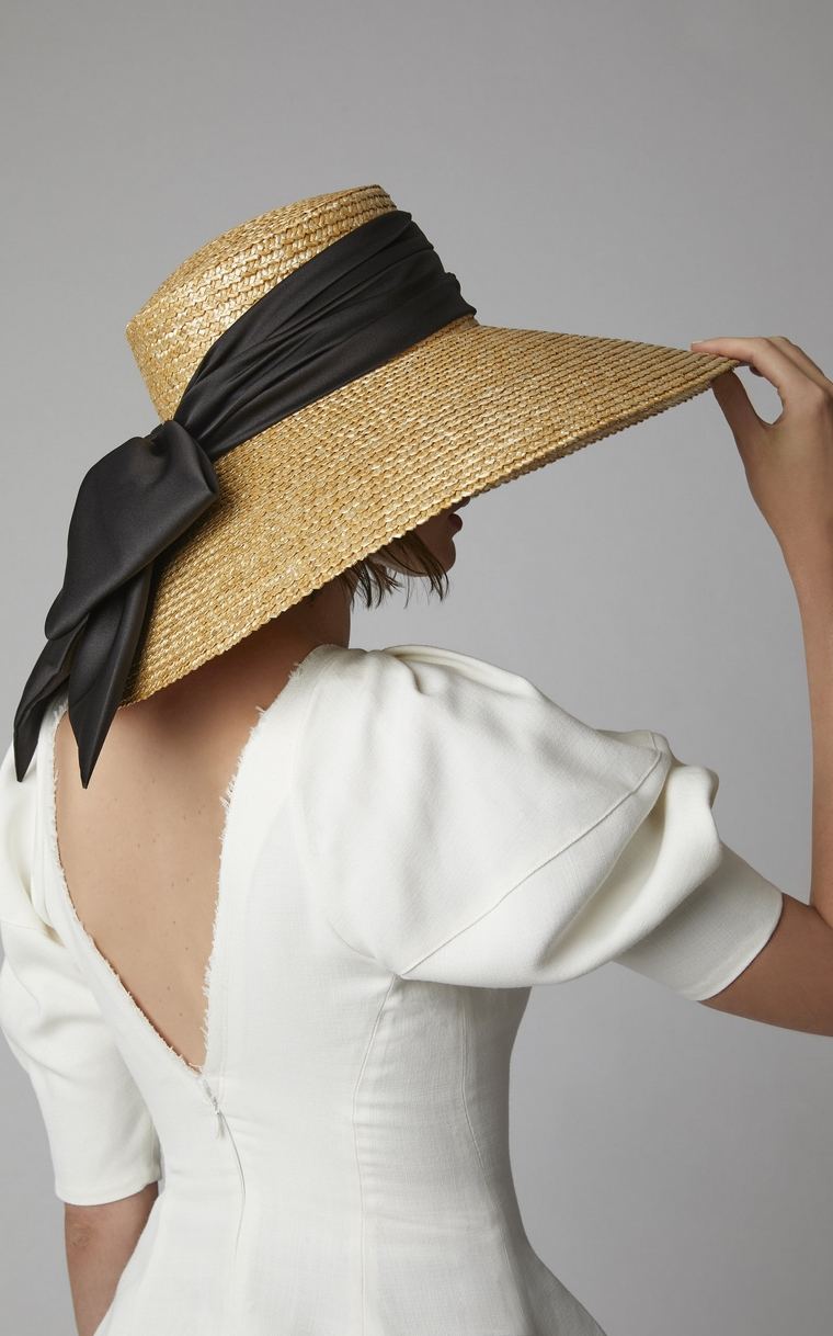accessoires mode - chapeau de soleil - Eugenia Kim - avec bandeau noir