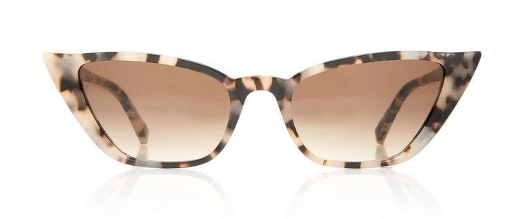 accessoires mode - lunettes cat-eye tortue - Kate Young