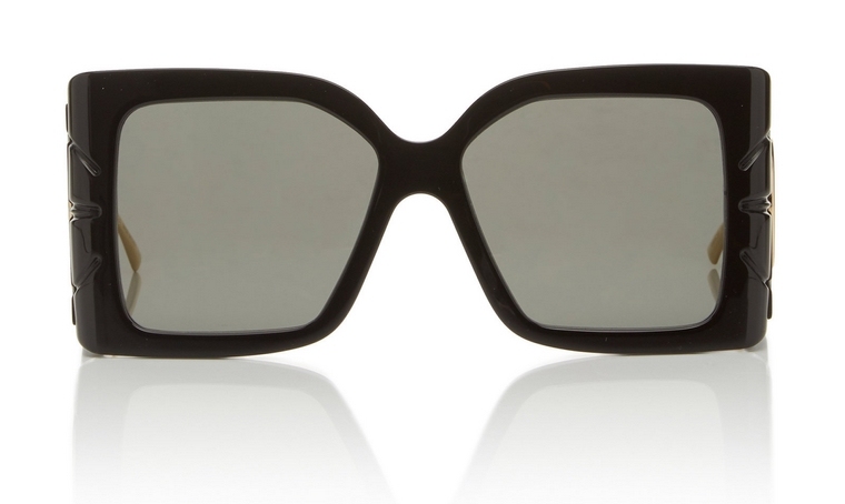 accessoires mode - lunettes de soleil Gucci en acetate noir