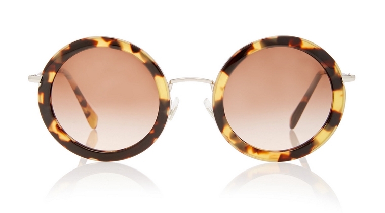 accessoires mode - lunettes de soleil tortue - Miu Miu