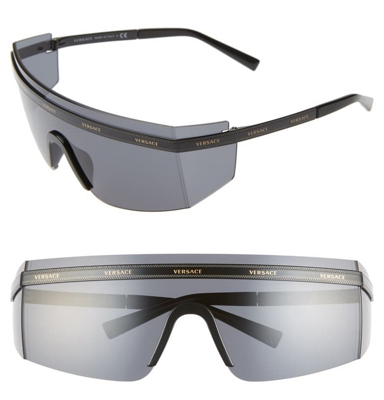 accessoires mode - lunettes de soleil Shield Versace