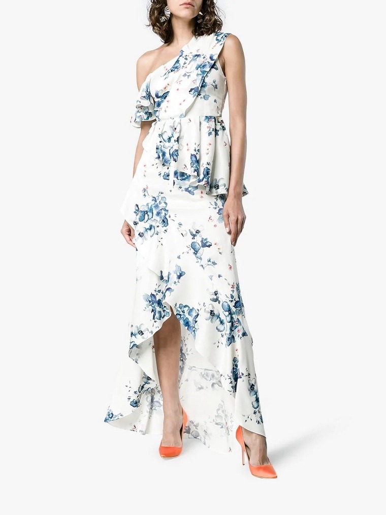 accessoires mode - robe d'été avec imprimé floral 