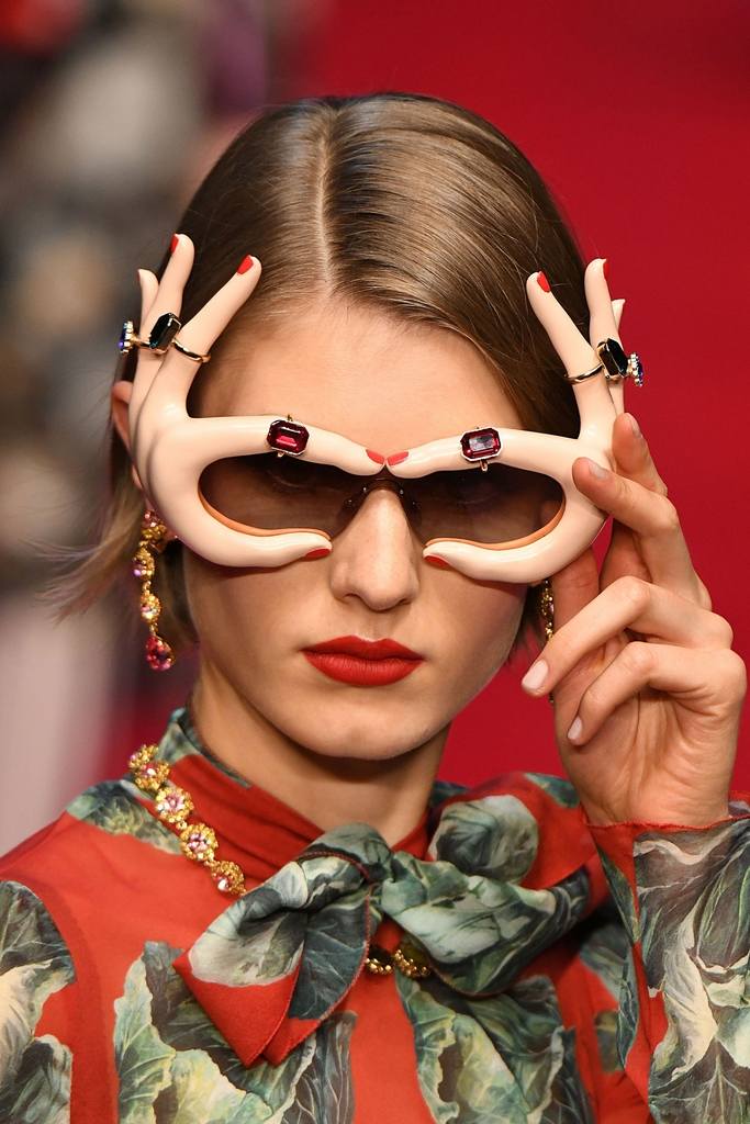 lunettes de soleil tendance 2019 bling Dolce and Gabbana