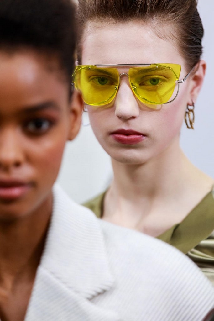 lunettes de soleil tendance 2019 femme jaunes Acne Studios