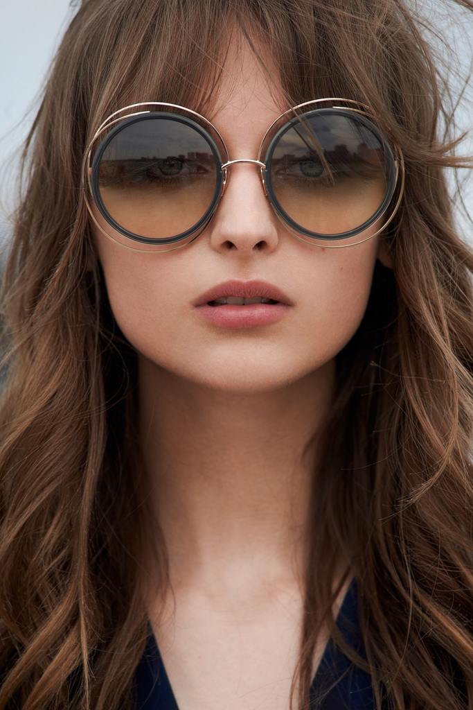 lunettes de soleil tendance 2019 rondes femme Chloe Carlina