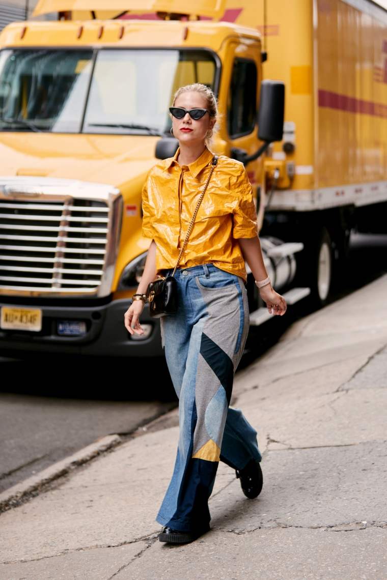 street style mode femme jeans new york