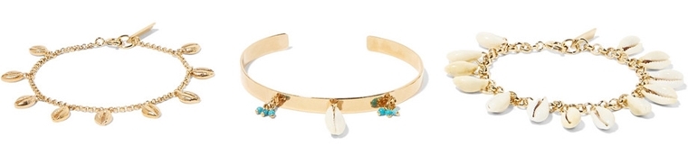 tenue de plage - accessoires - bracelet en or - Isabel Marant 