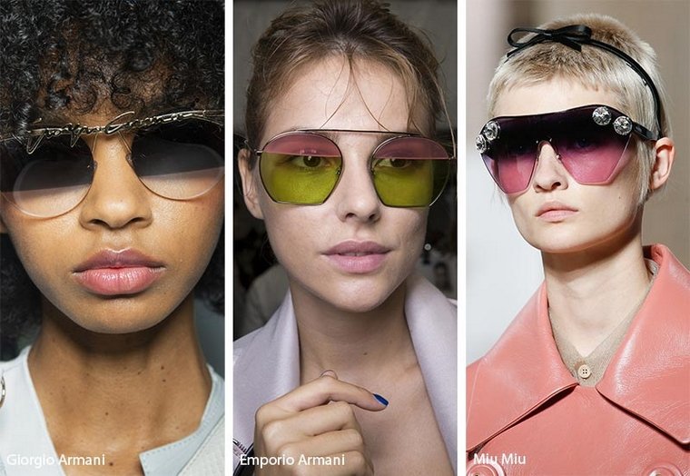 lunettes de soleil tendance 2019 verres bicolores femmes