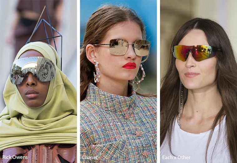 lunettes de soleil tendance 2019 verres miroir femmes