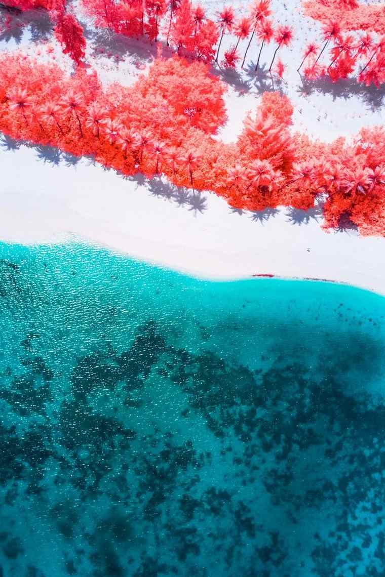 Paolo Pettigiani photos les Maldives infrarouge