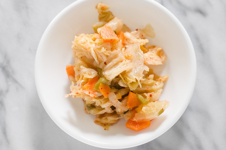 bol kimchi carottes poivron