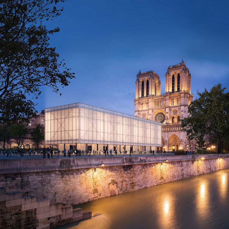 Cathédrale Notre dame de Paris idée pavillon