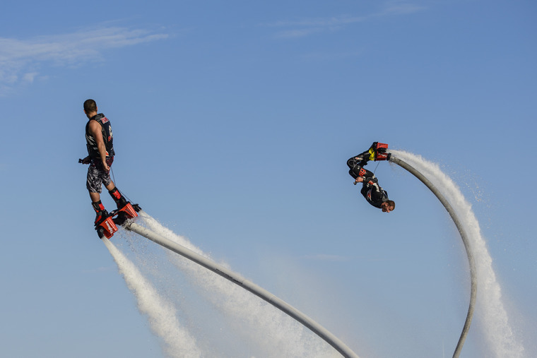 flyboard air Franky Zapata pilote