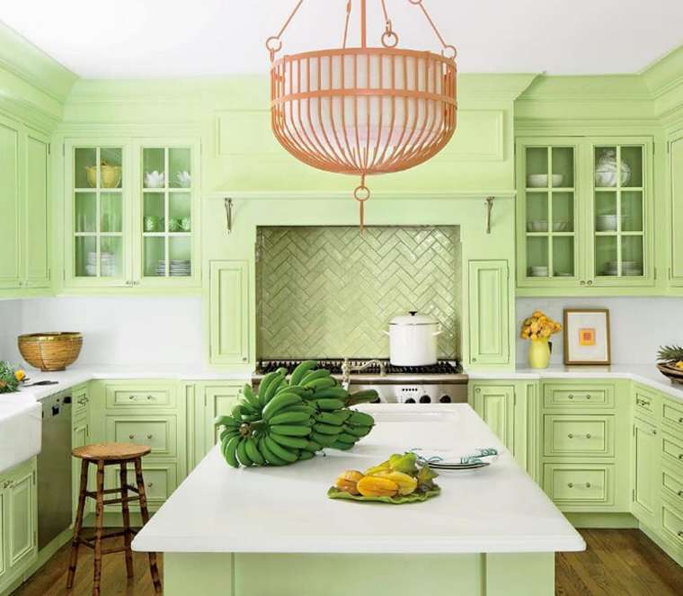 couleur pour une cuisine vert pastel