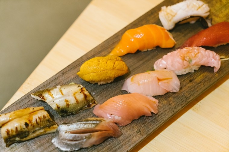 différents types de sushis