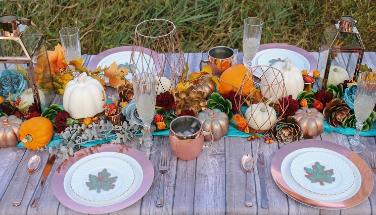 table d’automne décoration thématique