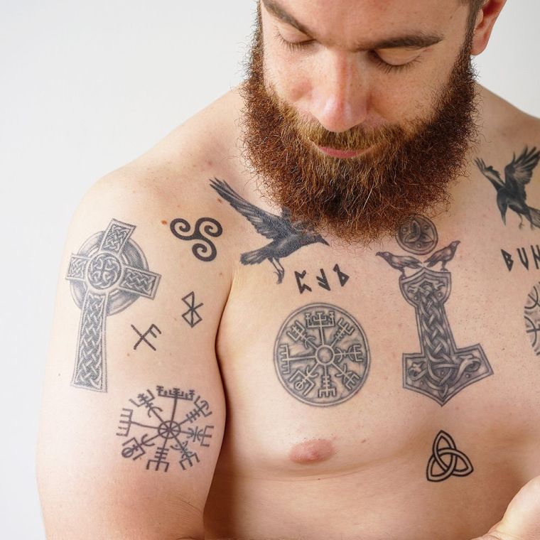 idée de tatouage homme viking