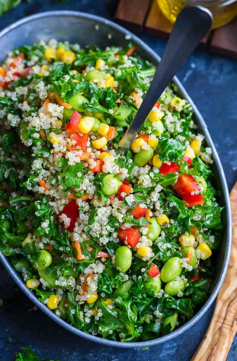 quinoa salade maÏs persil