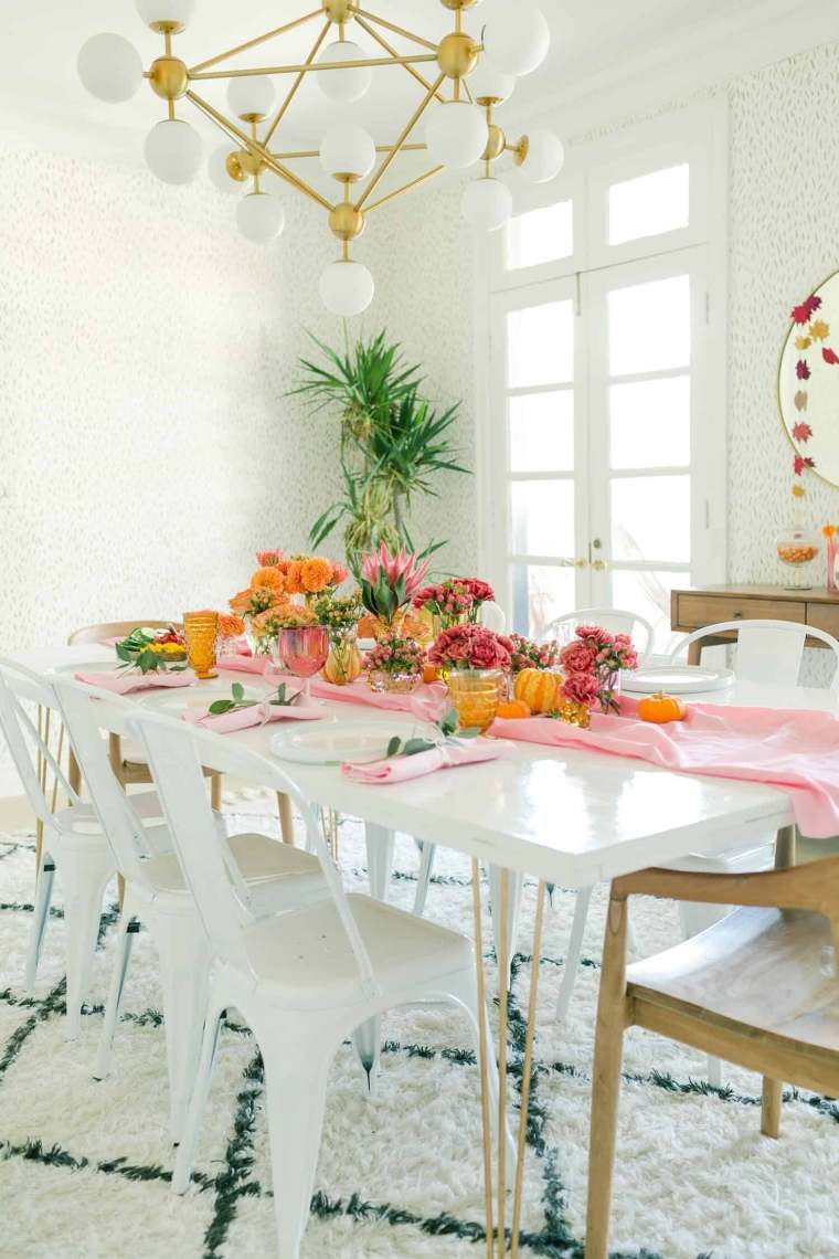décoration de table automne élégante 