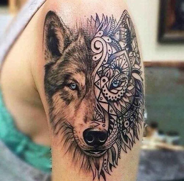 Tatouage de loup: qu'est-ce que le tatouage loup signifie?
