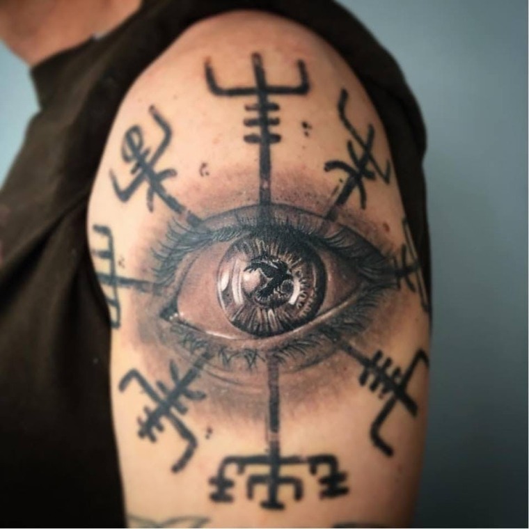 tatouage viking contemporain 