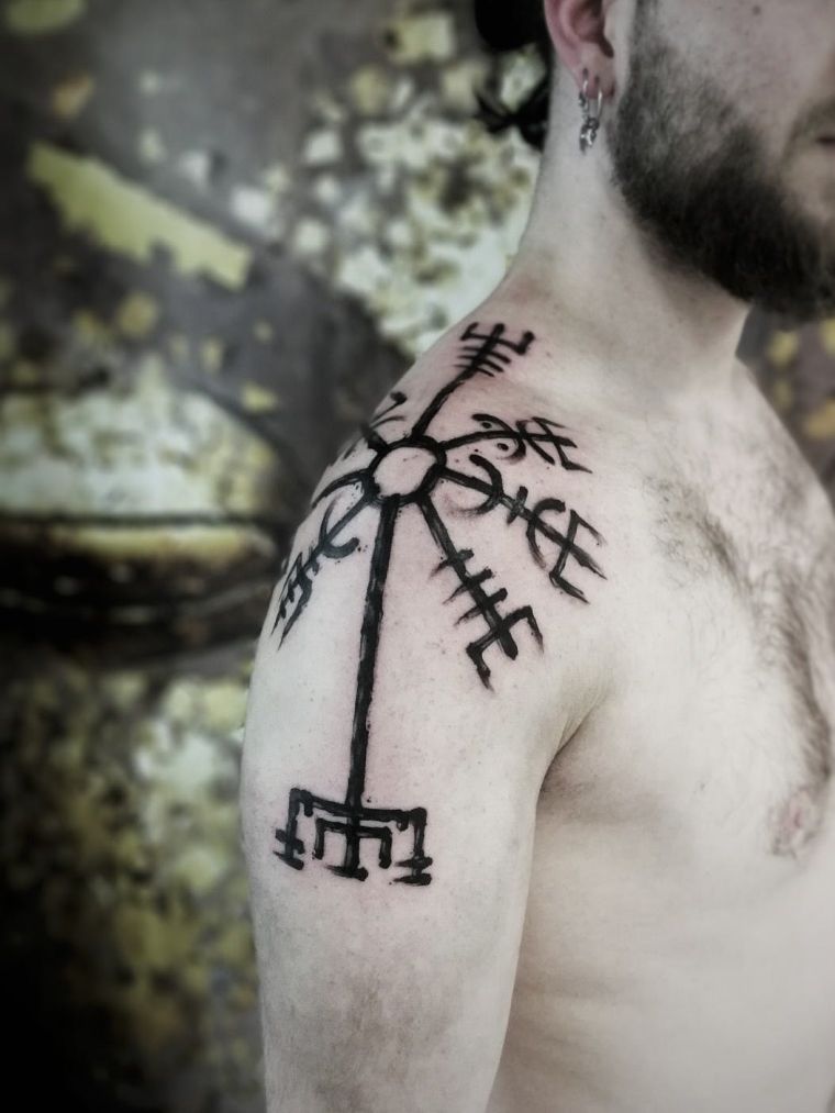 idée de tatouage viking pour homme 