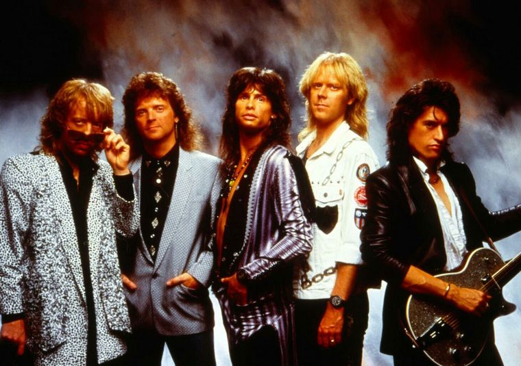Aerosmith cheveux longs membres groupe