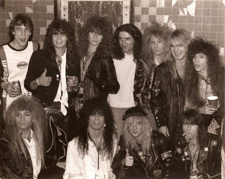 années 80 cheveux longs groupes rock 