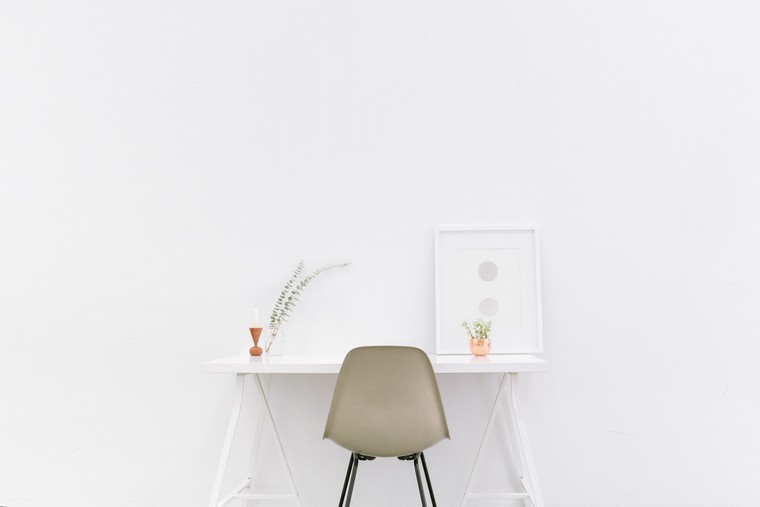 idée déco bureau domicile minimaliste