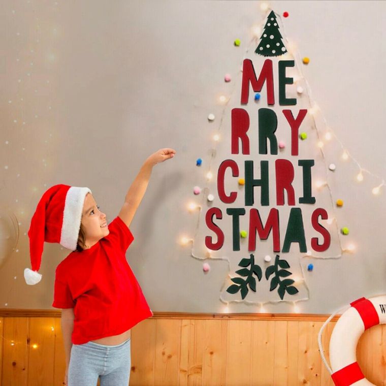 décoration de Noël de chambre enfant 