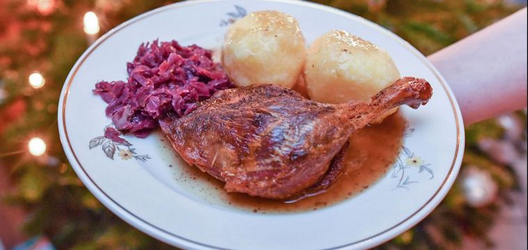 cuisine traditionnelle Noël Allemagne oie