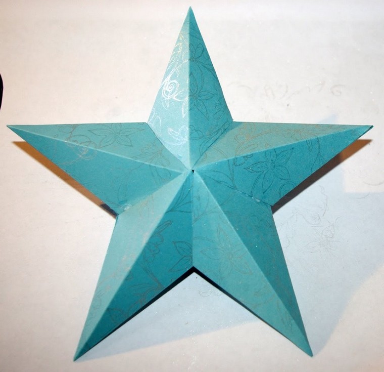 étoile origami 3D