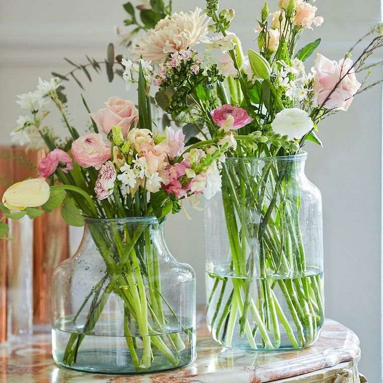 jolis bouquets fleurs déco table