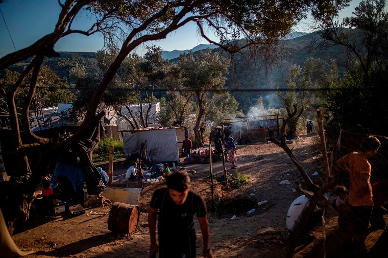 lesbos camp réfugiés grece