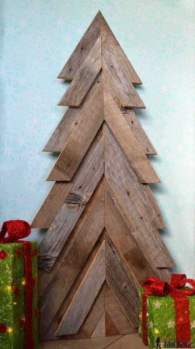 sapin de Noël alternatif en bois 