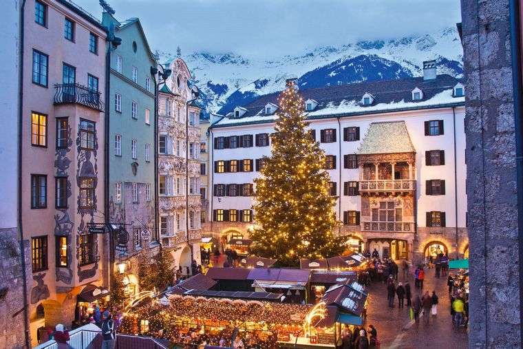 sapin Noël marché Innsbruck