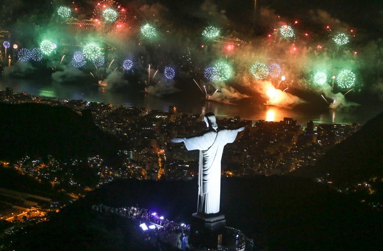 célébrer arrivée nouvel an Rio