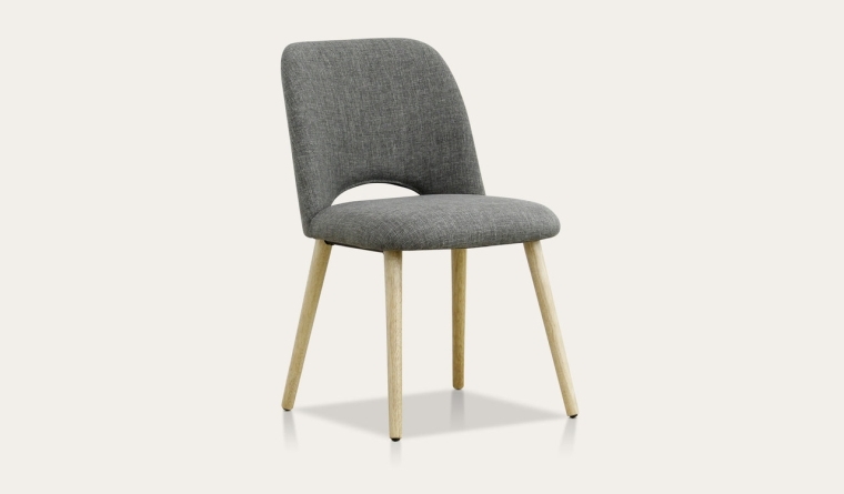 chaise moderne en gris 
