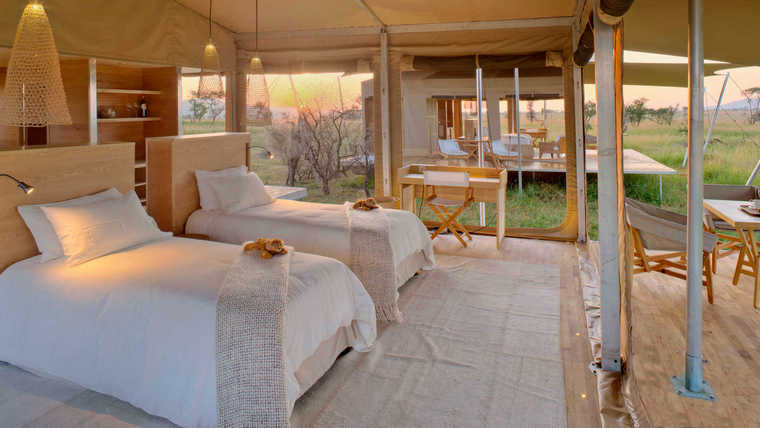 dormir confortablement Serengeti Safari