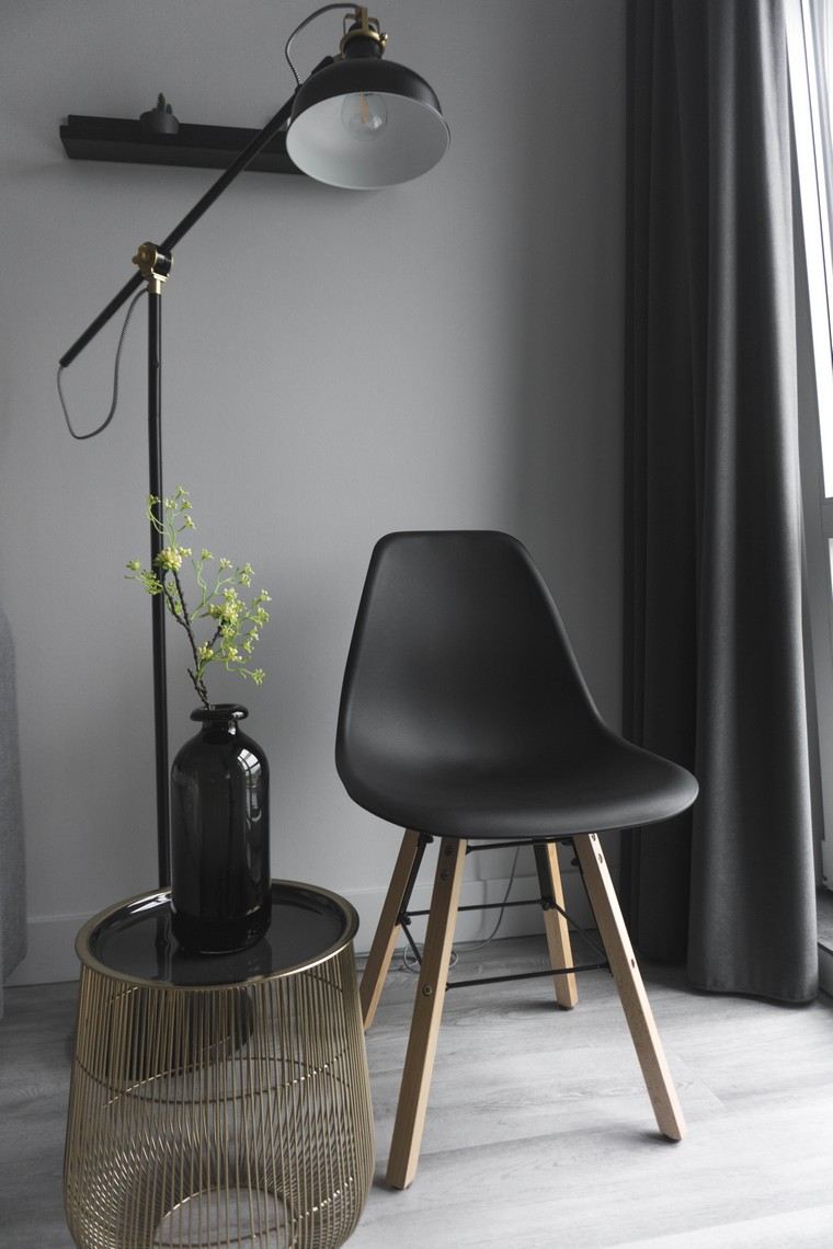 salon design chaise vase aménagement intérieur