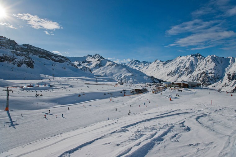 Ischgl domaine skiable Autriche