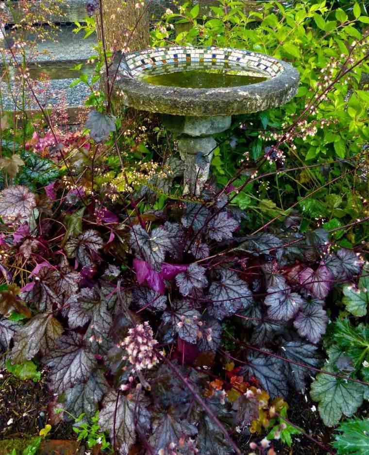 jardin tendance avec fontaine 