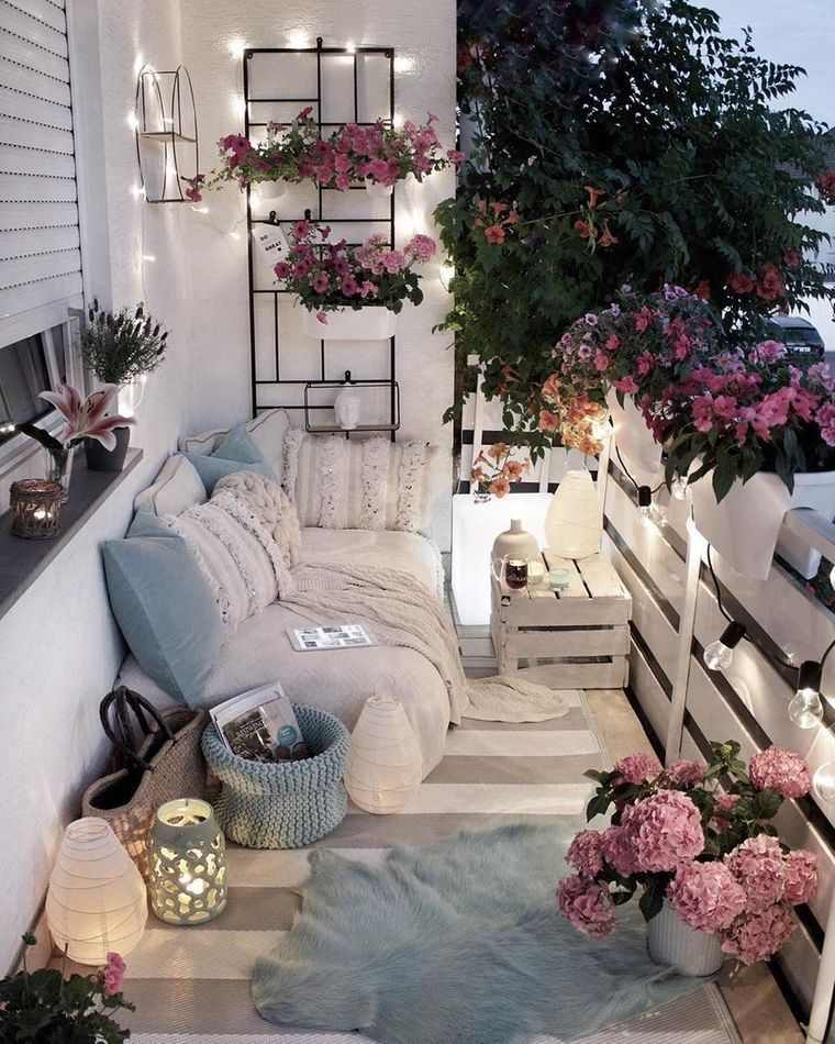 amenager son balcon fleurs
