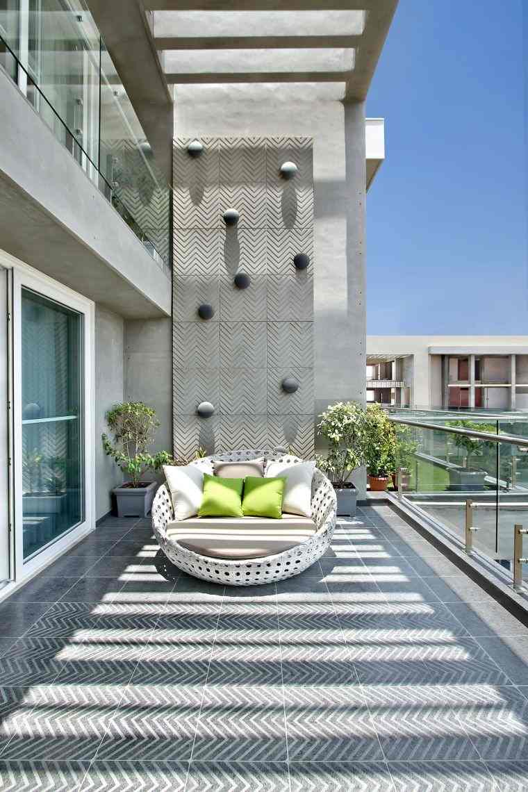 decoration balcon moderne idee