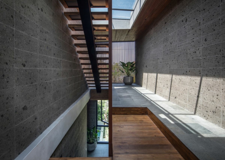 escaliers intérieurs design bali