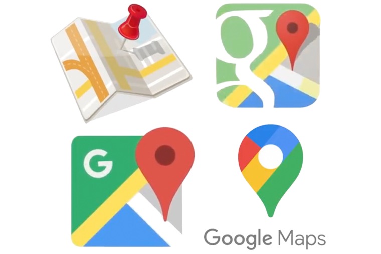 google maps logos