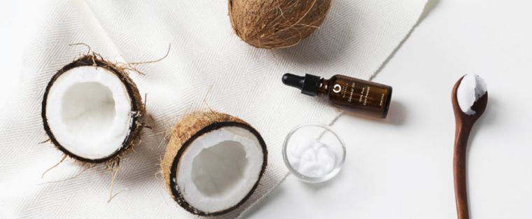 huile de noix de coco pour la peau
