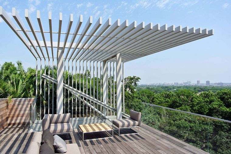 idee terrasse moderne pergola