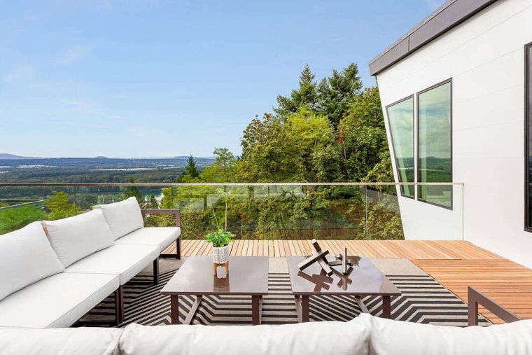 idée terrasse moderne salon de jardin