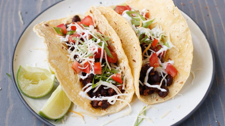 régime alimentaire à base de plantes: tacos 